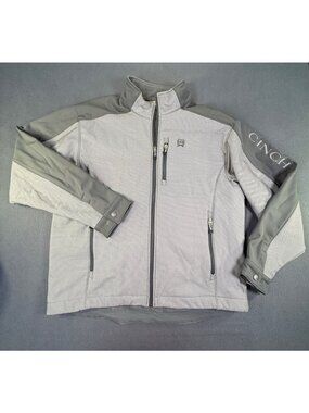 Cinch Concealed Carry Jacket Bonded Zip Embroidered Performance Fleece Mens XXL